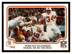 Tampa Bay Bucs. [Making 'EM Pay the Price] Football Cards 1979 Fleer Team Action Prices