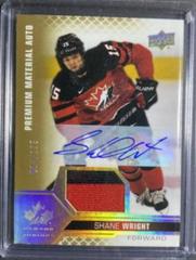 Shane Wright [Autograph Patch] Hockey Cards 2022 Upper Deck Team Canada Juniors Prices