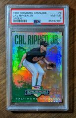 Cal Ripken Jr. [Green] #8 Baseball Cards 1998 Donruss Crusade Prices
