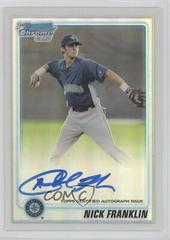 Nick Franklin [Refractor Autograph] #BCP103 Baseball Cards 2010 Bowman Chrome Prospects Prices