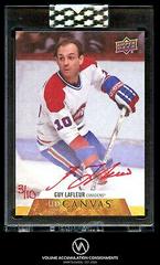 Guy Lafleur [Red Ink] #CS-GL Hockey Cards 2020 Upper Deck Clear Cut Canvas Signatures Prices