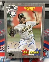 Barry Zito [Gold] #87ASA-BZ Baseball Cards 2022 Topps Update 1987 Autographs Prices