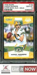 Aaron Rodgers [Super Bowl XLIII Gold] #105 Football Cards 2008 Panini Score Prices