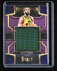 Rudy Gobert [Purple] #TM-RG Basketball Cards 2022 Panini Select Throwback Memorabilia Prices
