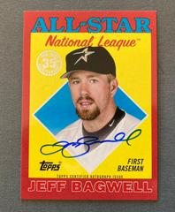 Jeff Bagwell [Red] #88ASA-JB Baseball Cards 2023 Topps 1988 All Star Autographs Prices