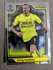 Erling Haaland Soccer Cards 2021 Topps Merlin Chrome UEFA Prices