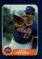 Keith Hernandez #20 Baseball Cards 1986 Fleer Mini Prices