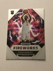Evan Mobley #2 Basketball Cards 2021 Panini Prizm Draft Picks Fireworks Prices