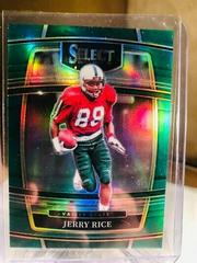 Jerry Rice [Green] #53 Football Cards 2022 Panini Select Draft Picks Prices