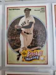1947 Second Triple Crown #32 Baseball Cards 1992 Upper Deck Heroes Ted Williams Prices