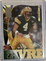 Brett Favre [Black Label Silver Die Cut] #71 Football Cards 1995 Collector's Edge Prices