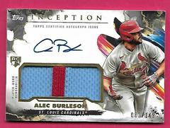 Alec Burleson #IAP-AB Baseball Cards 2023 Topps Inception Autograph Patch Prices