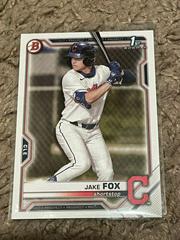 Jake Fox #BD-102 Baseball Cards 2021 Bowman Draft Prices