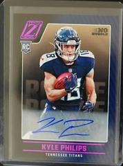 Kyle Philips [Autograph No Huddle] Football Cards 2022 Panini Zenith Prices
