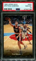 Arvydas Sabonis Basketball Cards 1995 Upper Deck Prices
