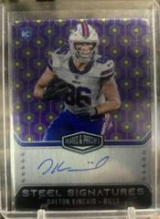 Dalton Kincaid [Vector] #RSSDKI Football Cards 2023 Panini Plates and Patches Rookie Steel Signatures Prices