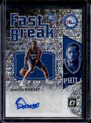 Charles Bassey Basketball Cards 2021 Panini Donruss Optic Fast Break Signatures Prices