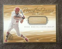 Rick Ankiel [Gold] #RA Baseball Cards 2001 SP Game Bat Piece of the Game Prices