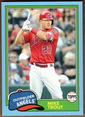 Mike Trout [Blue] Baseball Cards 2018 Topps Archives Prices