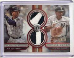 Alex Rodriguez / Derek Jeter [Red Dual Player] #DR2-JRO Baseball Cards 2024 Topps Tribute Dual Relic Prices