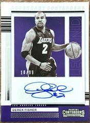 Derek Fisher Basketball Cards 2021 Panini Contenders Legendary Autographs Prices