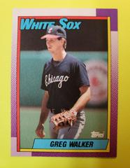Greg Walker #33 Baseball Cards 1990 Topps Tiffany Prices