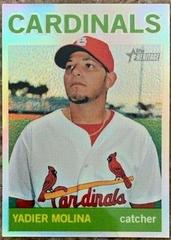 Yadier Molina [Refractor] #HC4 Baseball Cards 2013 Topps Heritage Chrome Prices