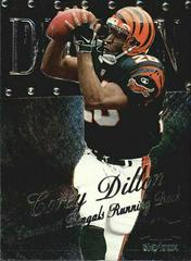 Corey Dillon #22 Football Cards 1999 Metal Universe Prices
