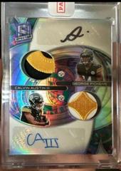 George Pickens, Calvin Austin III [Psychedelic] #DPA-PIT Football Cards 2022 Panini Spectra Dual Patch Autographs Prices