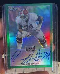 Cam Robinson [Green Prismatic] Football Cards 2017 Leaf Metal Draft Autographs Prices