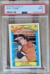 Jack Clark #40 Baseball Cards 1979 Kellogg's Prices