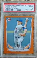 Jacob DeGrom [Orange] Baseball Cards 2014 Bowman Prospects Prices