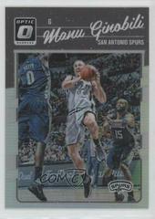 Manu Ginobili [Holo] #118 Basketball Cards 2016 Panini Donruss Optic Prices