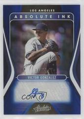 Victor Gonzalez [Spectrum Blue] #AI-VG Baseball Cards 2022 Panini Absolute Ink Autographs Prices