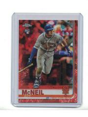 Jeff McNeil [Orange Refractor] #281 Baseball Cards 2019 Topps Chrome Sapphire Prices