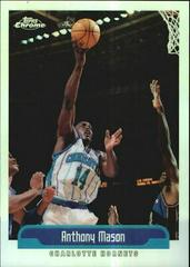 Anthony Mason #43 Basketball Cards 1999 Topps Chrome Prices