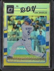 Corey Seager [ROY Gold] Baseball Cards 2017 Panini Donruss Optic Prices