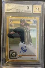 A.J. Puk [Gold Refractor] Baseball Cards 2020 Bowman Chrome Rookie Autographs Prices