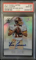 Kirk Cousins [Monikers Silver Autograph] #180 Football Cards 2012 Panini Limited Prices