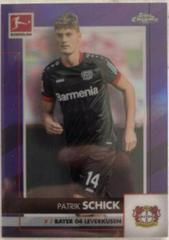 Patrik Schick [Purple Refractor] Soccer Cards 2020 Topps Chrome Bundesliga Prices