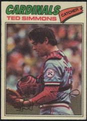 Ted Simmons #43 Baseball Cards 1977 Topps Cloth Stickers Prices