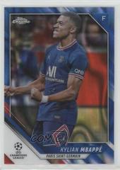 Kylian Mbappe [Blue Lava Refractor] Soccer Cards 2021 Topps Chrome UEFA Champions League Prices
