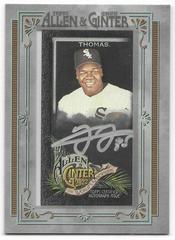 Frank Thomas [X Silver Frame] #MA-FT Baseball Cards 2022 Topps Allen & Ginter Mini Autographs Prices