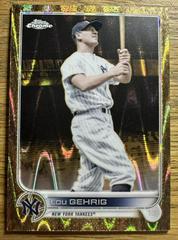 Lou Gehrig [RayWave Gold] Baseball Cards 2022 Topps Gilded Collection Prices