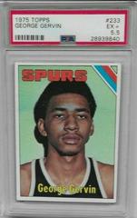 George Gervin #233 Basketball Cards 1975 Topps Prices
