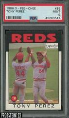 Tony Perez #85 Baseball Cards 1986 O Pee Chee Prices