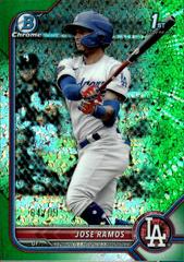 Jose Ramos [Green Sparkle] #BDC-102 Baseball Cards 2022 Bowman Draft Chrome Prices