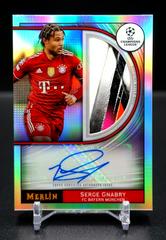 Serge Gnabry Soccer Cards 2021 Topps Merlin Chrome UEFA Match Ball Signatures Prices