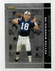 Peyton Manning [Black Refractor] Football Cards 2007 Topps Finest Prices