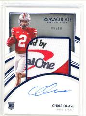 Chris Olave [Patch Autograph Bowl Logo 3] #71 Football Cards 2022 Panini Immaculate Collegiate Prices